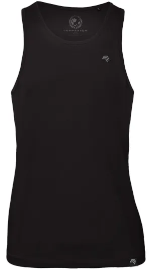 ― % ― BAC TM072/― Herren Bio-Baumwolle Tank Top - Schwarz [XL]