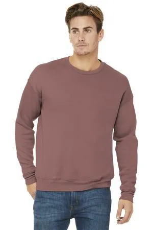 BELLA CANVAS Unisex Sponge Fleece Drop Shoulder Sweatshirt Mauve.38914