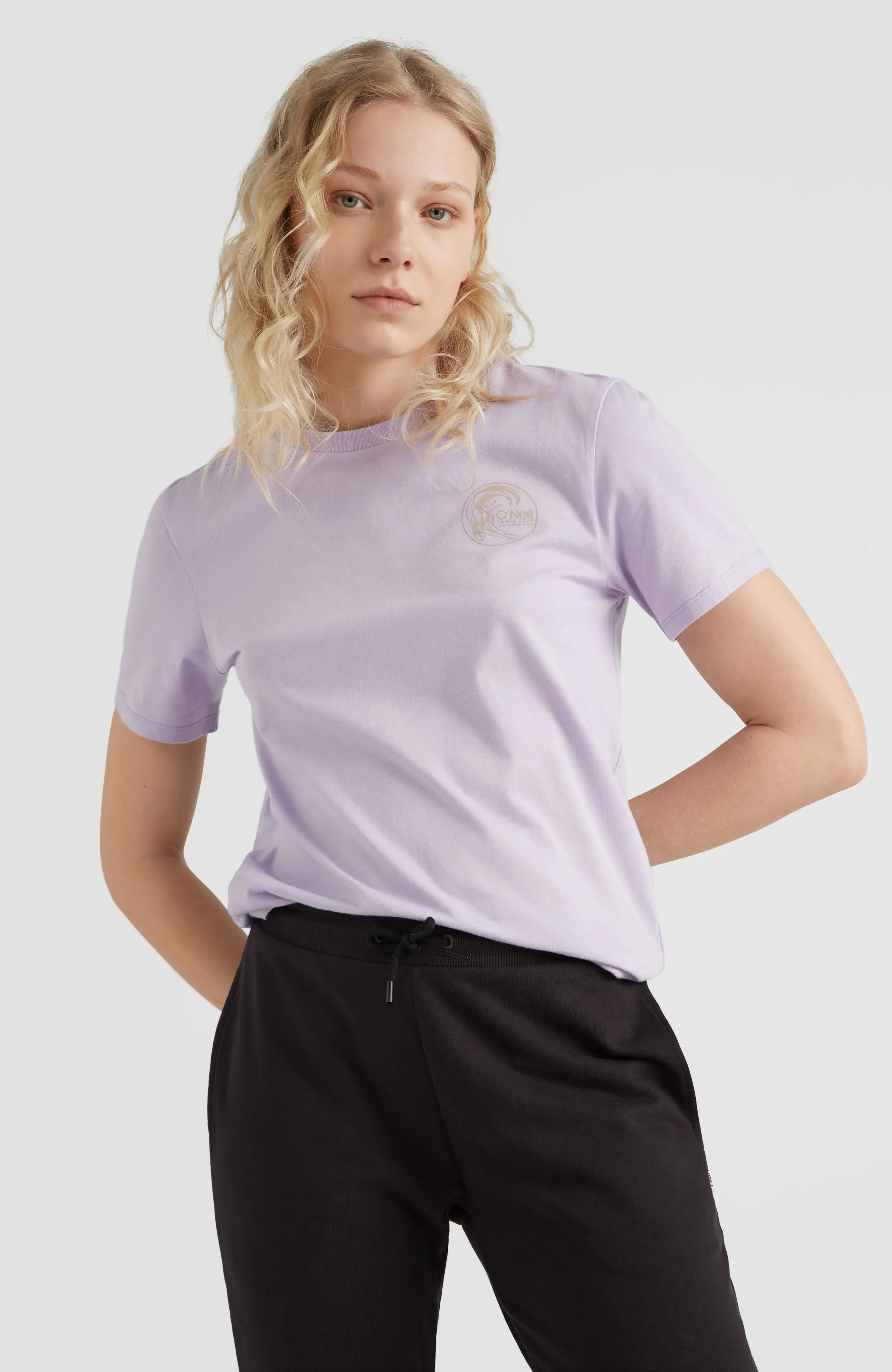 Circle Surfer T-Shirt | Purple Rose