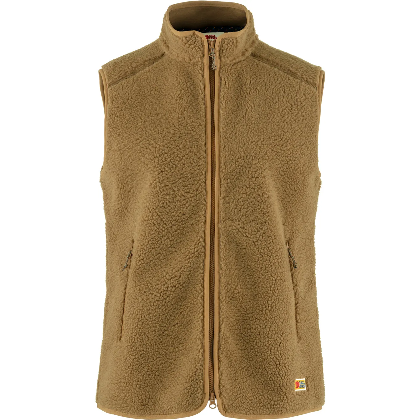 FR Vardag Pile Fleece Vest Women Buckwheat Brown