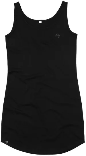 MTS M116 ― Women's Bio-Baumwolle Curved Dress Tank Top - Schwarz