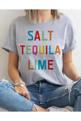 SALT TEQUILA LIME GRAPHIC T-SHIRT