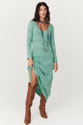 Spell Siesta Pointelle Dress - Seafoam