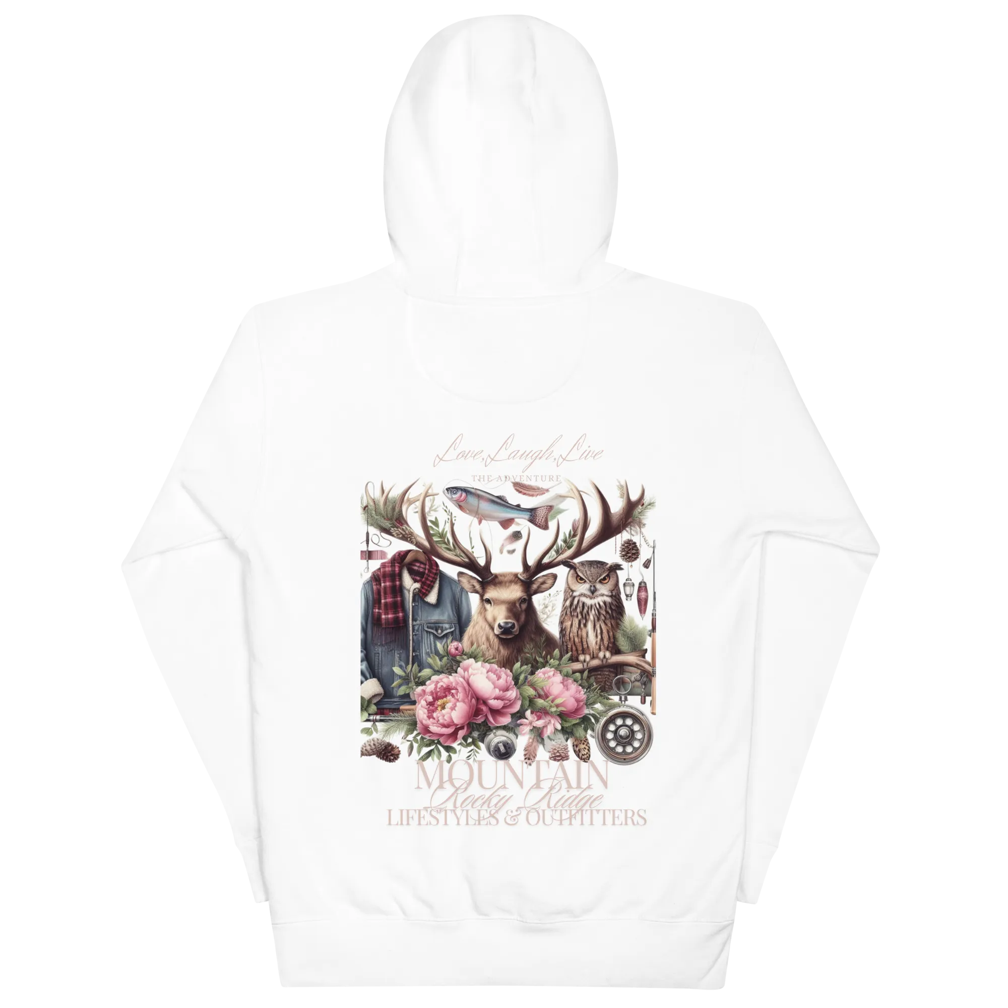 Unisex Hoodie Exclusive Love Life Live Outdoors MRRL&O Print Designs