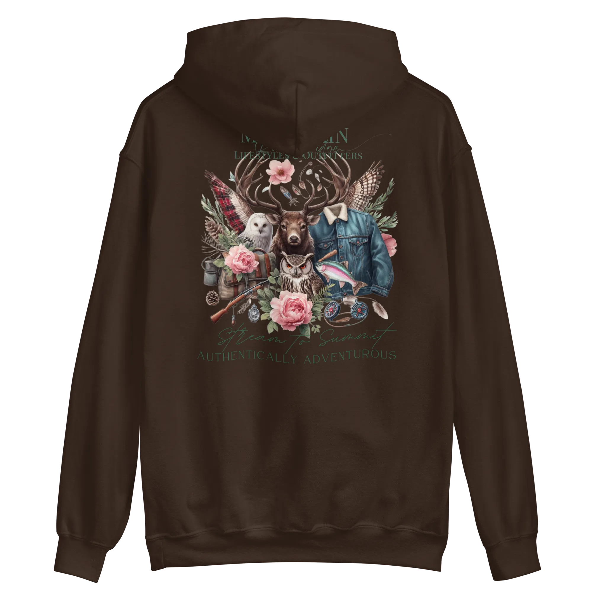 Unisex Hoodie Exclusive Love Life Live Outdoors MRRL&O Print Designs