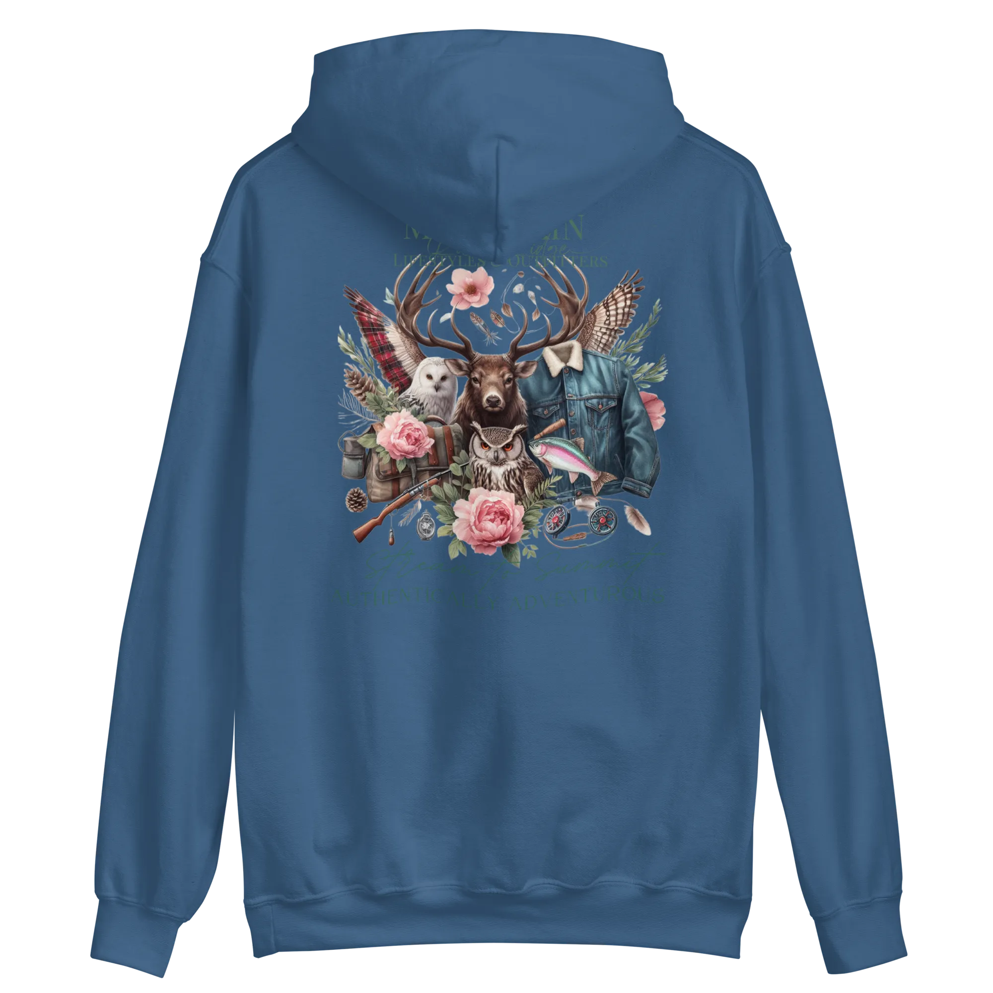 Unisex Hoodie Exclusive Love Life Live Outdoors MRRL&O Print Designs