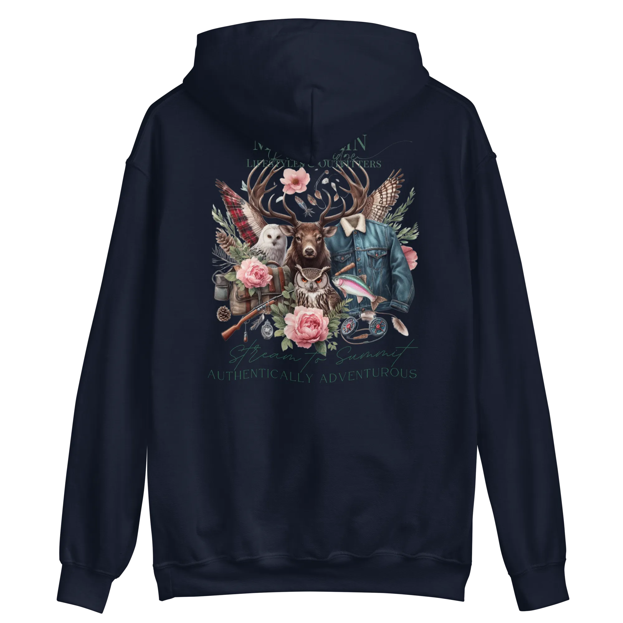 Unisex Hoodie Exclusive Love Life Live Outdoors MRRL&O Print Designs