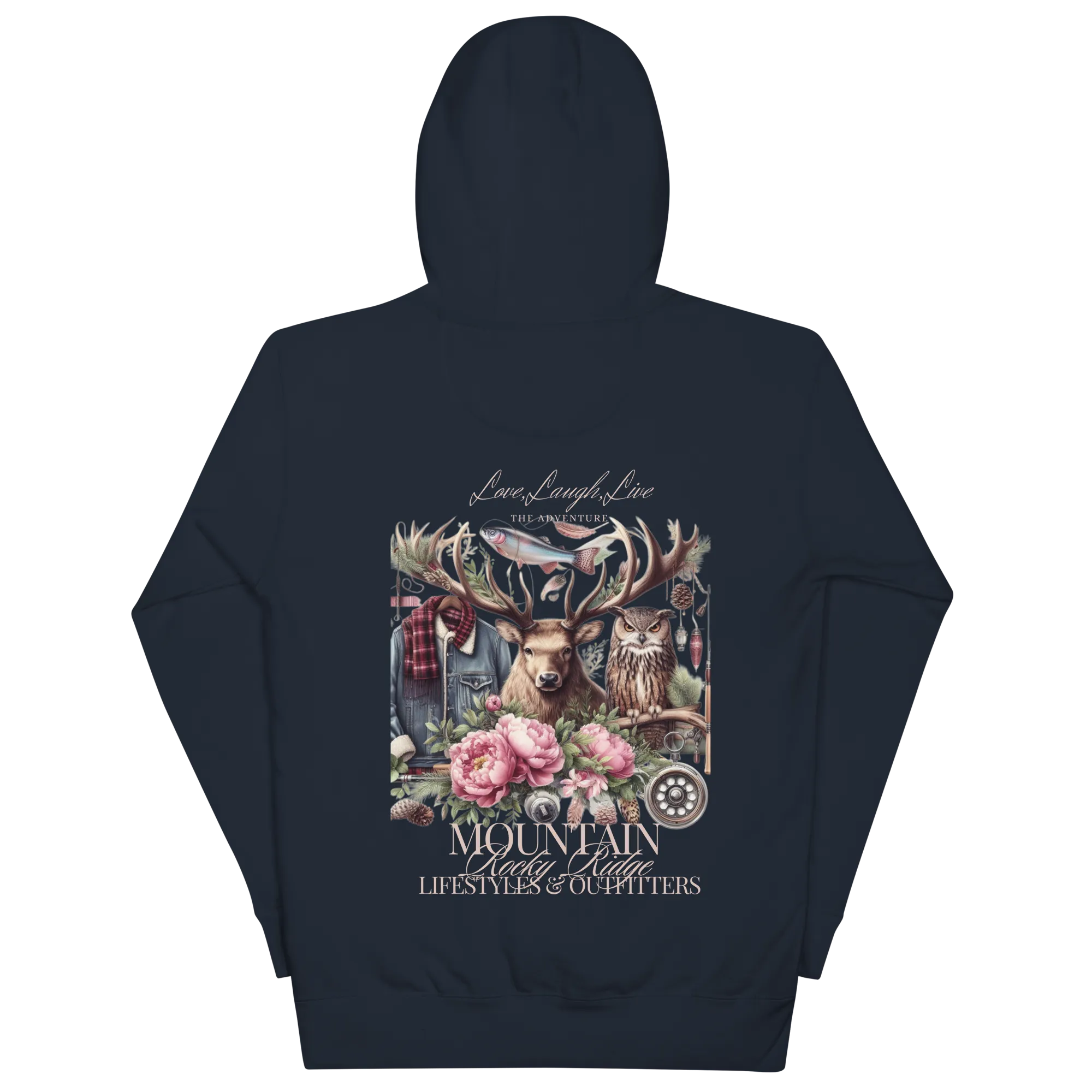 Unisex Hoodie Exclusive Love Life Live Outdoors MRRL&O Print Designs