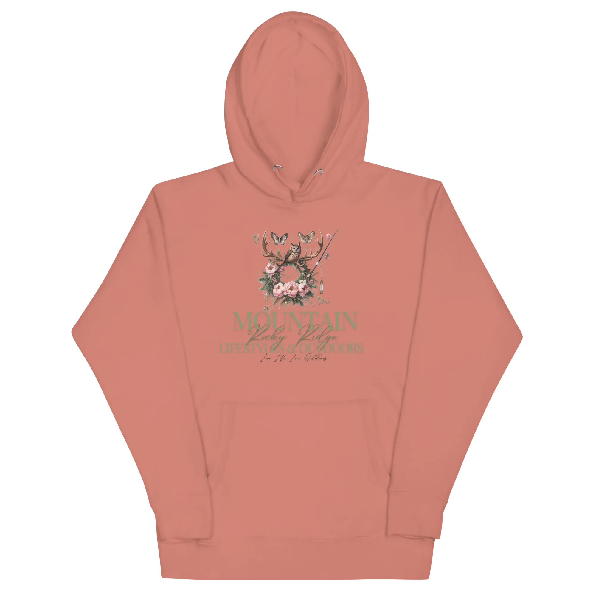 Unisex Hoodie Exclusive Love Life Live Outdoors MRRL&O Print Designs