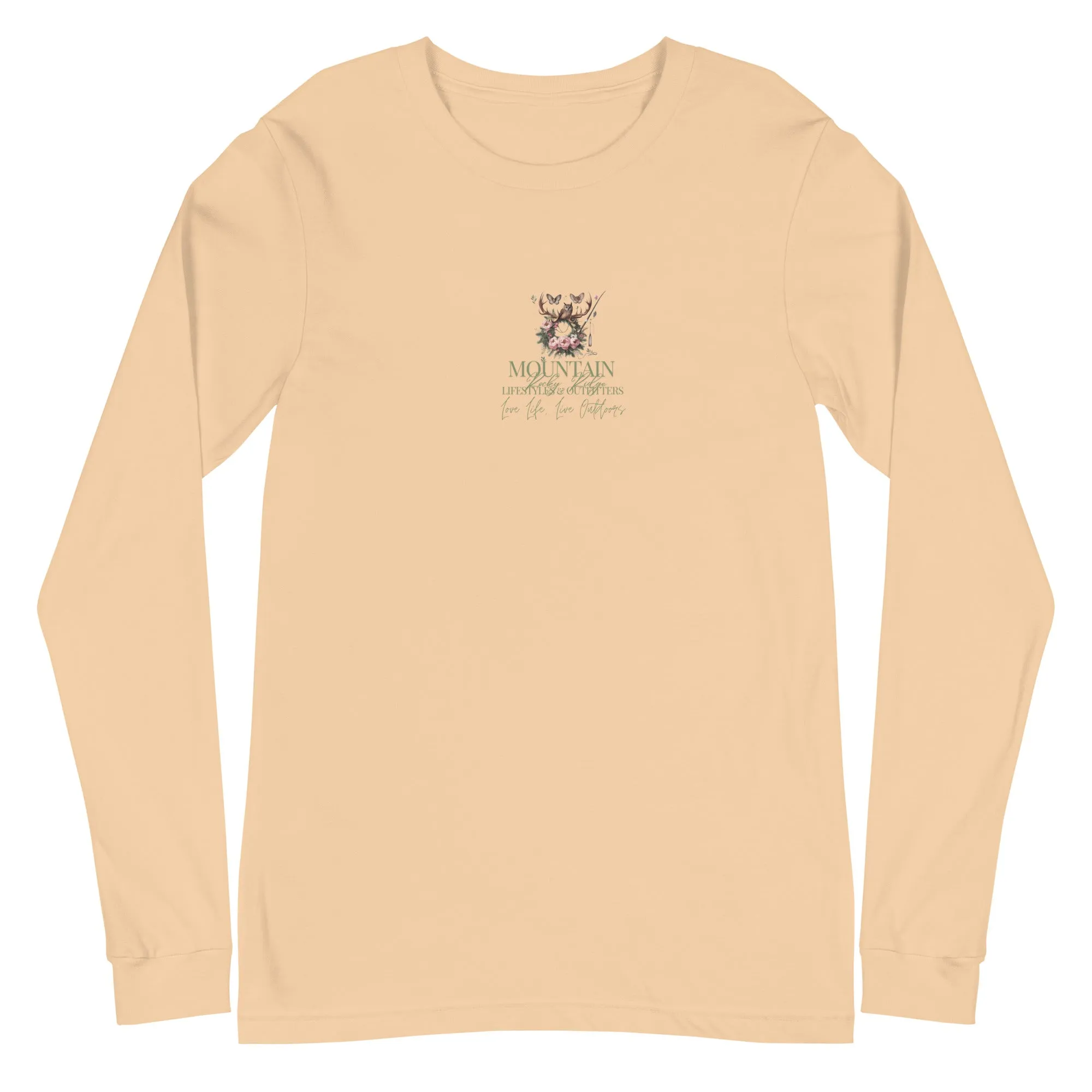 Unisex Long Sleeve Tee  Exclusive Love Life Live Outdoors MRRL&O Print Designs