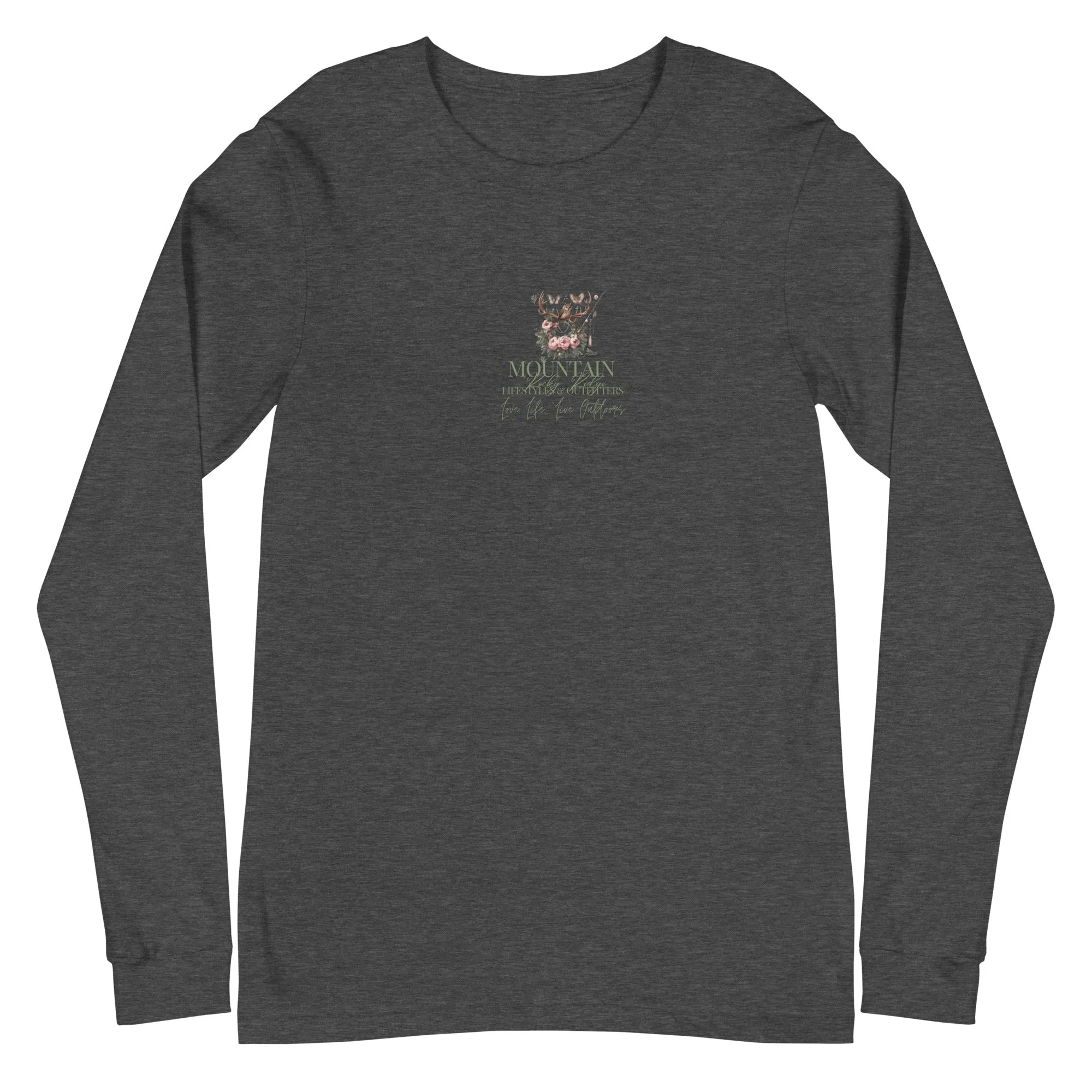 Unisex Long Sleeve Tee  Exclusive Love Life Live Outdoors MRRL&O Print Designs